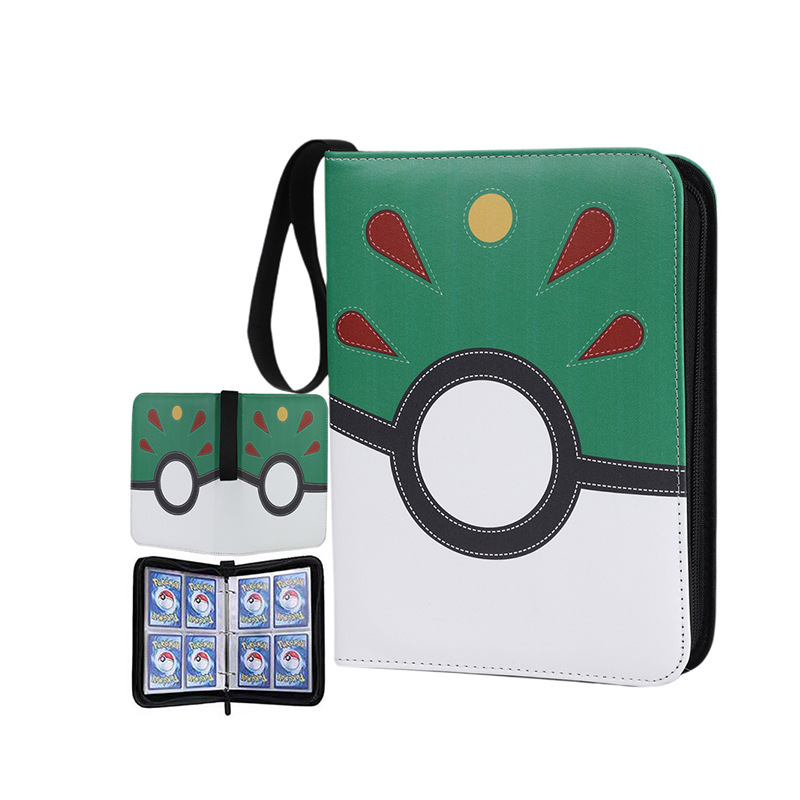 green pokemon card binder Trading Card Binder