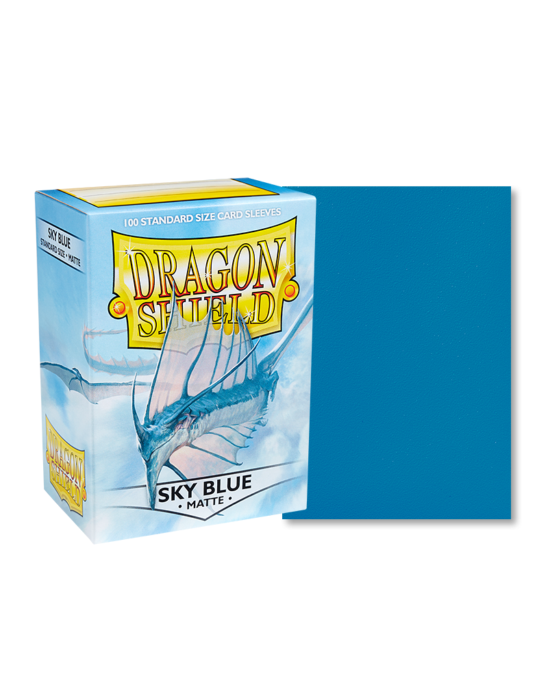 Dragon Shield Sky Blue Matte Sleeves Standard Size
