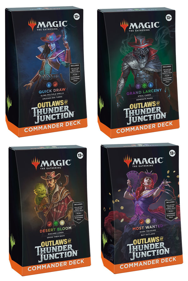 Magic the Gathering Outlaws of Thunder Junction Commander Decks(Just Released)