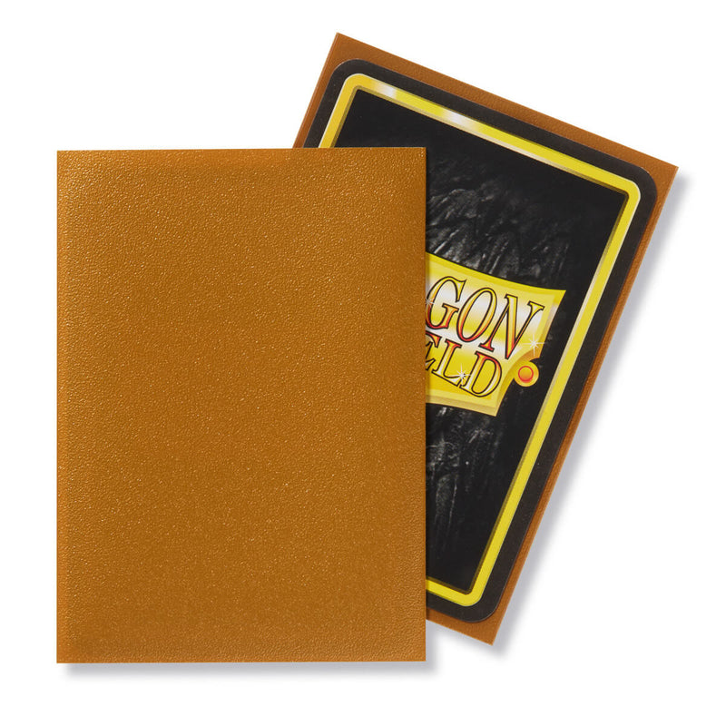 Dragon Shield: Gold - Matte Sleeves - Standard Size (100)