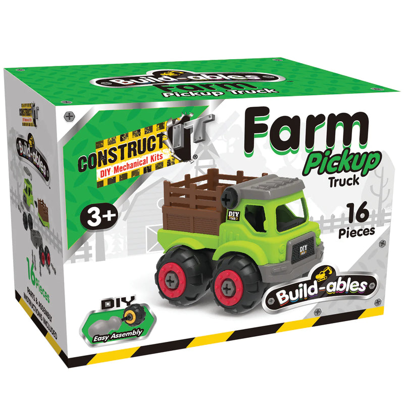Construct IT Build-ables Farm Pickup Truck