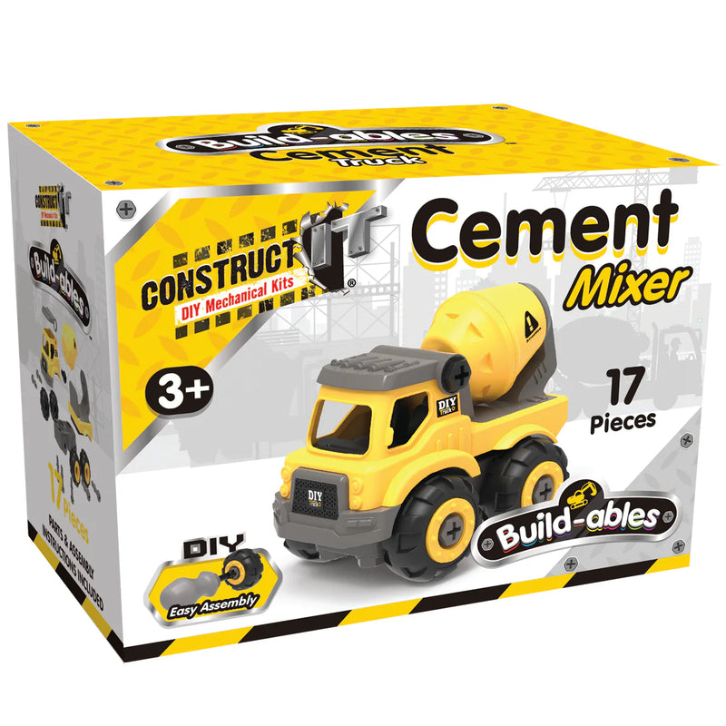 Construct IT Build-ables Cement Mixer Truck