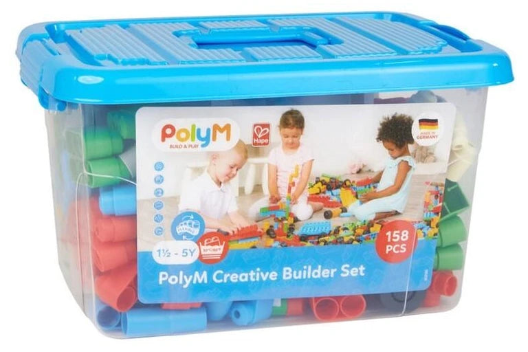 Hape PolyM Square Bucket Set 158p