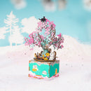 Robotime Rolife Cherry Blossom Tree DIY Music Box AM409