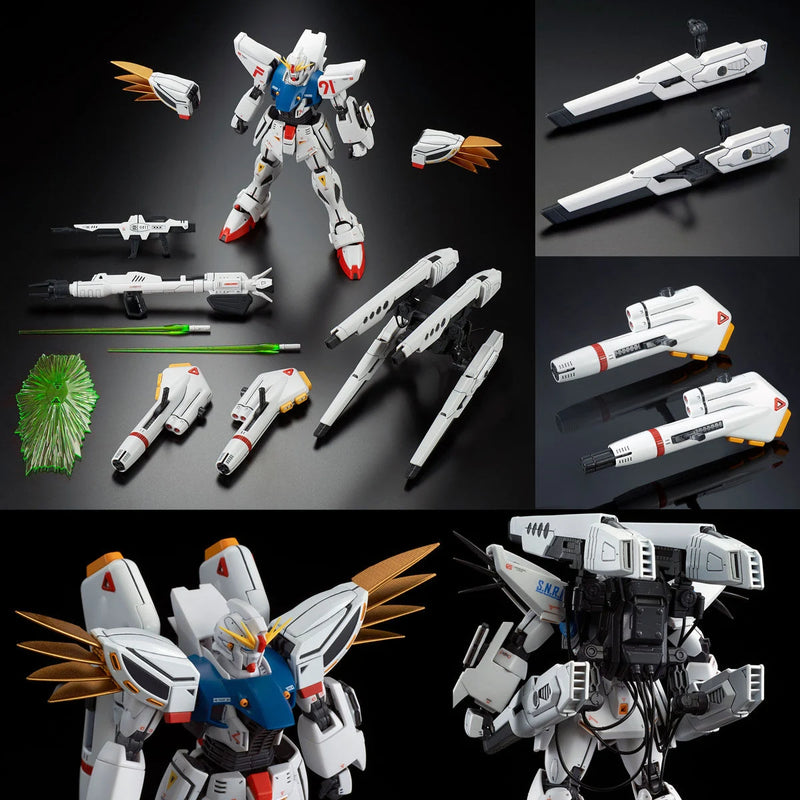 (PREMIUM-BANDAI) GUNDAM - MG 1/100 GUNDAM F91 BACK CANNON TYPE & TWIN V.S.B.R SET UP TYPE