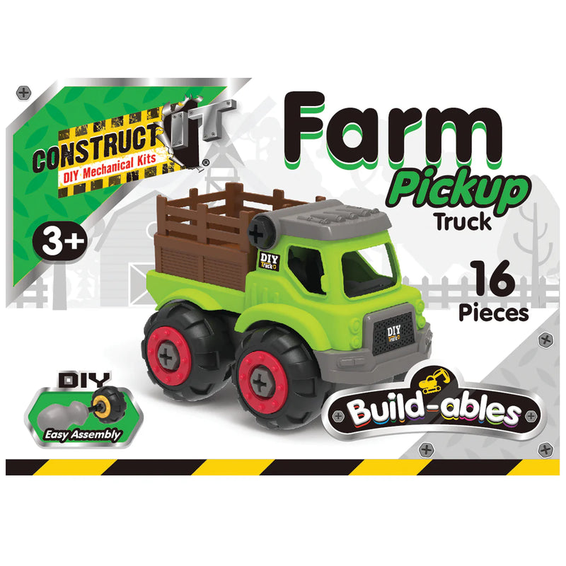 Construct IT Build-ables Farm Pickup Truck