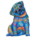 Woodbests - Cute Pug Wooden Jigsaw Puzzle (90-120pcs）