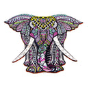 Woodbests - Noble Elephant Wooden Jigsaw Puzzle(250-300pcs)