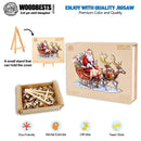Woodbests - Santa and Rudolph Wooden Jigsaw Puzzle (90-120pcs)