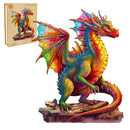 Woodbests - Colorful Dragon-2 Wooden Jigsaw Puzzle (90-120pcs)