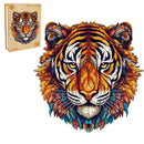 Woodbests - Brave Tiger Wooden Jigsaw Puzzle (160-200pcs)