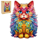 Woodbests - Persian Cat-3 Wooden Jigsaw Puzzle (160-200pcs)