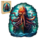 Woodbests - Octopus Monster Wooden Jigsaw Puzzle (160-200pcs)