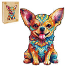 Woodbests - Cute Chihuahua Wooden Jigsaw Puzzle (160-200pcs)