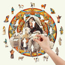 Woodbests - Jesus Shepherd Wooden Jigsaw Puzzle (160-200pcs)