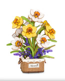 Robotime Rowood Narcissus DIY Flower Bouquet 3D Wooden Puzzle TF002