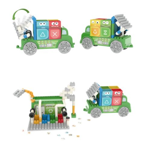 Hape PolyM Garbage Sorting Truck