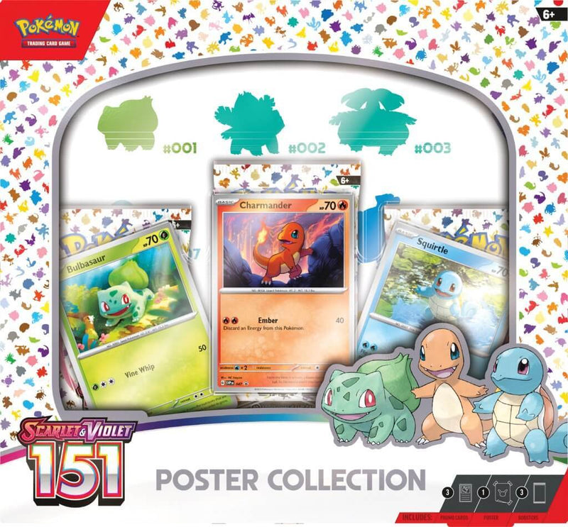 Pokemon TCG: Scarlet & Violet 151 Poster Collection (Back-Order)(Limit 1 per Customer)