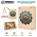 Woodbests - Mandala Blue Wooden Jigsaw Puzzle (160-200pcs)