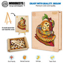 Woodbests - Sloth Family Wooden Jigsaw Puzzle (160-200pcs)