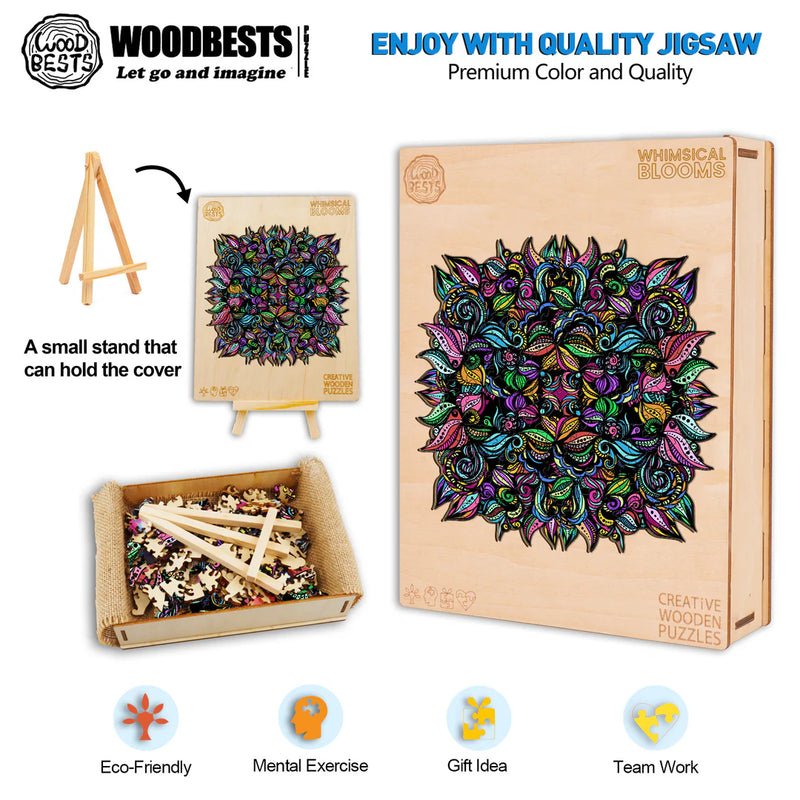 Woodbests - Whimsical Blooms - By Artist Lori Anne McKague (250-300pcs)