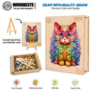 Woodbests - Persian Cat-3 Wooden Jigsaw Puzzle (160-200pcs)