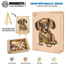 Woodbests - Dachshund Wooden Jigsaw Puzzle (250-300pcs)