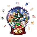 Woodbests - Christmas Crystal Ball Wooden Jigsaw Puzzle (160-200pcs)