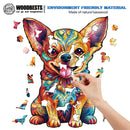 Woodbests - Cute Chihuahua Wooden Jigsaw Puzzle (160-200pcs)