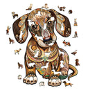 Woodbests - Dachshund Wooden Jigsaw Puzzle (250-300pcs)