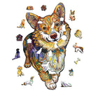Woodbests - Clever Corgi Wooden Jigsaw Puzzle (250-300pcs)