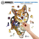 Woodbests - Clever Corgi Wooden Jigsaw Puzzle (250-300pcs)