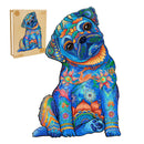 Woodbests - Cute Pug Wooden Jigsaw Puzzle (90-120pcs）
