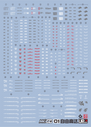 GUNDAM DECAL 01 MASTER GRADE SD (MGSD) FREEDOM GUNDAM