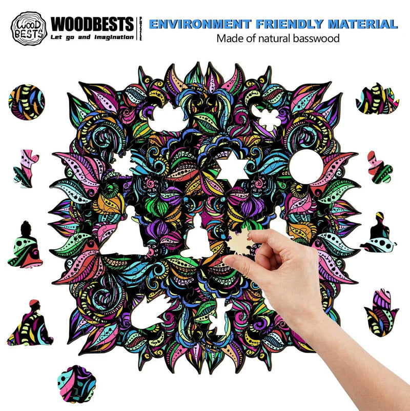 Woodbests - Whimsical Blooms - By Artist Lori Anne McKague (250-300pcs)