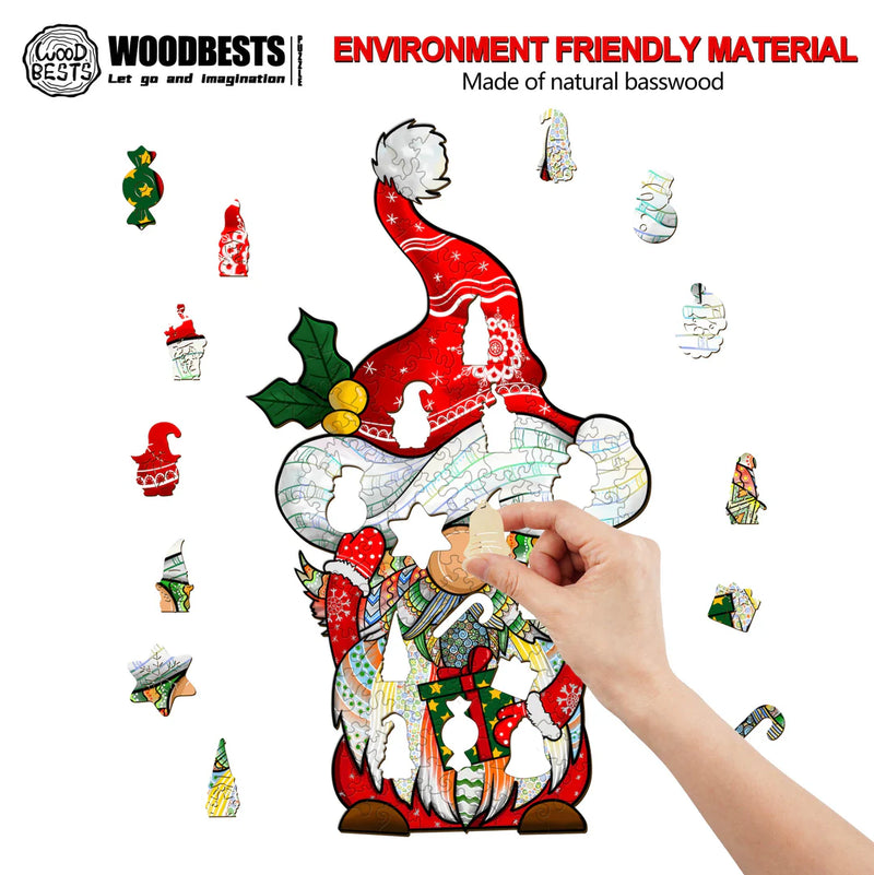 Woodbests - Christmas Goblin Wooden Jigsaw Puzzle (250-300pcs)