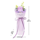 Robotime ROKR Purple Rose DIY Bouquet 3D Puzzle AF021