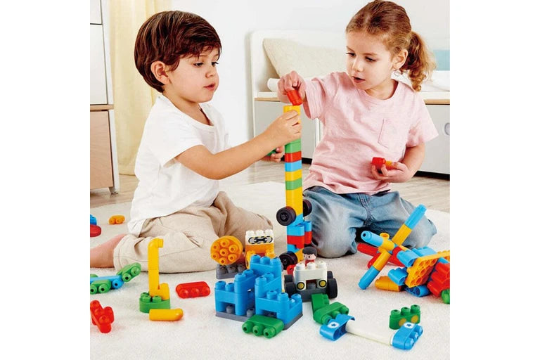 Hape PolyM Square Bucket Set 158p