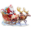 Woodbests - Santa and Rudolph Wooden Jigsaw Puzzle (90-120pcs)