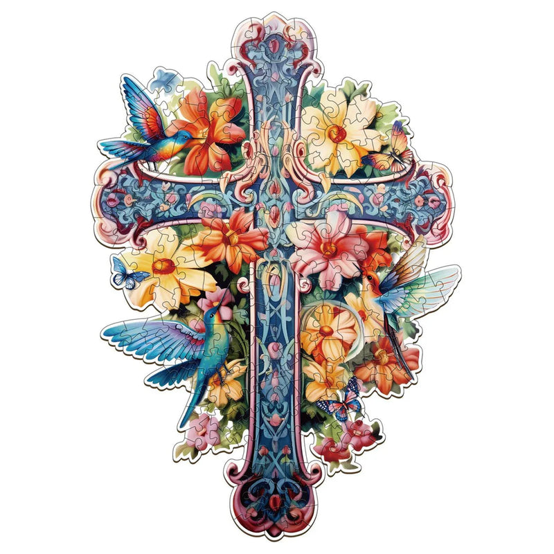 Woodbests - Blessing Cross-1 Wooden Jigsaw Puzzle (90-120pcs)
