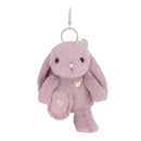 JAMIE KAY SNUGGLE BUNNIES - PENELOPE THE BUNNY KEY CHARM - PERIWINKLE 15CM