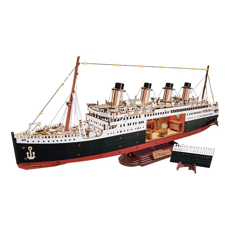 Robotime Rolife 1912 ·Eternal Atlantic Voyager 3D Wooden Puzzle TGL02 (Pre-Order)