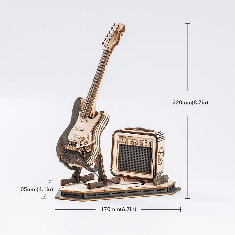 Robotime ROKR 3D Wooden Puzzle Electric Guitar TG605K (Pre-Order)