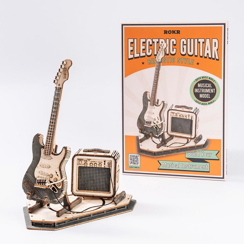 Robotime ROKR 3D Wooden Puzzle Electric Guitar TG605K (Pre-Order)