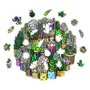 Woodbests - Succulent Plant Wooden Jigsaw Puzzle (160-200pcs)