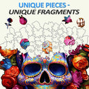 Woodbests - Flowers and Skulls Wooden Jigsaw Puzzle (90-120pcs)