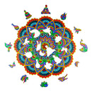 Woodbests - Flower Mandala Wooden Jigsaw Puzzle(250-300pcs)