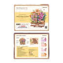 Robotime Rowood Wooden Blooming Book DIY Flower Bouquet 3D Puzzle TW04H (Pre-Order)