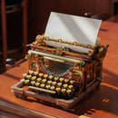 Robotime ROKR Mechanical Typewriter Wooden 3D Puzzle LK703C (Magic Version)