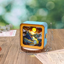 Woodbests - Moonlit Mountain Kit  - 3D Wooden Puzzle Night Light